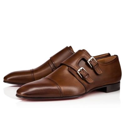 Monk Straps Mortimer Christian Louboutin Hombre - Marrom - 1210814CMA3